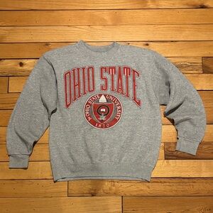 Vintage Ohio State University Gray Sweater